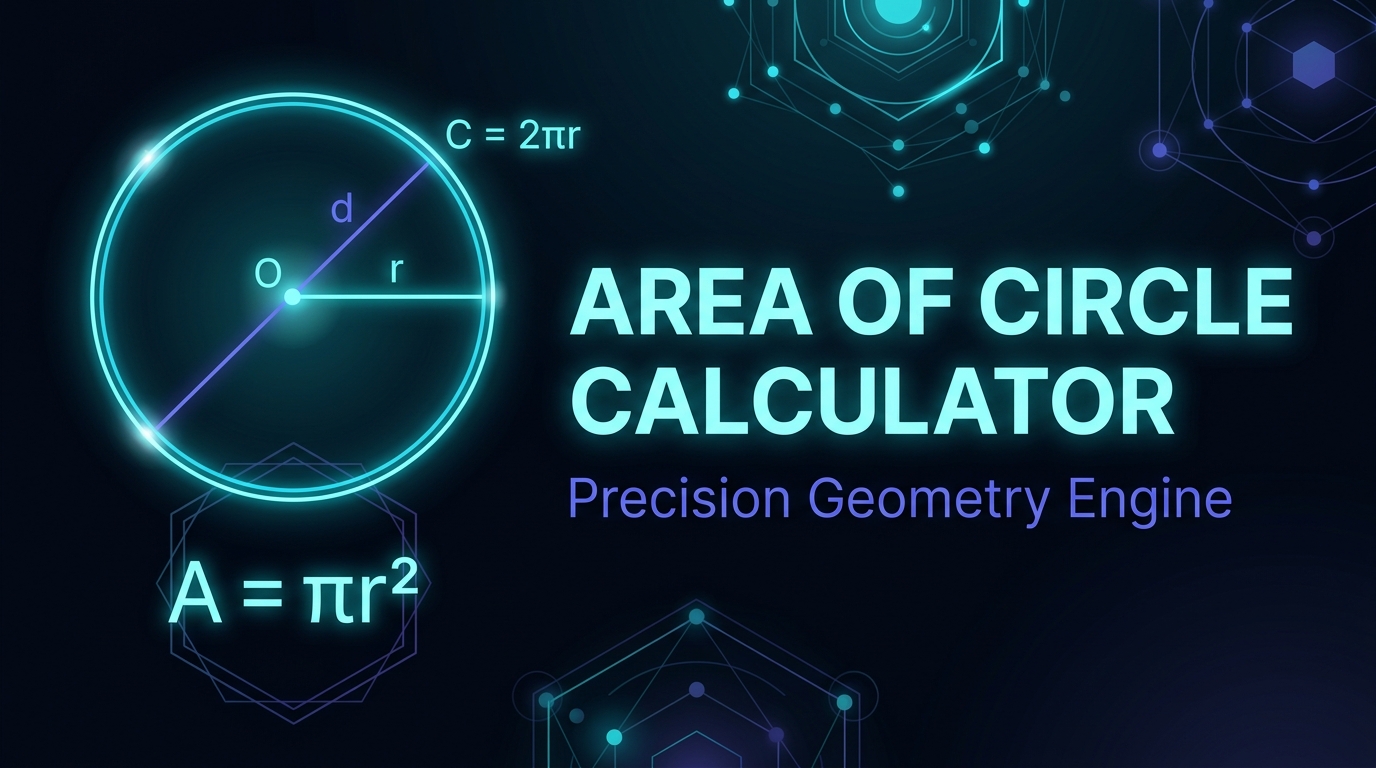 Area of Circle Calculator With Circumference — Direct A = C²/(4π) Tool